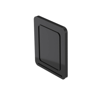 BRYZA PVC opravná sada –zásuvka čističe* 110 mm černá (RAL 9005) | Plastový okapový systém BRYZA PVC