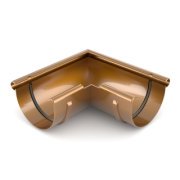 BRYZA PVC Narożnik zewnętrzny 125 mm miedź | Plastový okapový systém BRYZA PVC