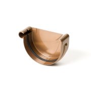 BRYZA PVC Denko lewe 125 mm miedź | Plastový okapový systém BRYZA PVC