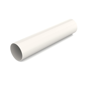 Rura spustowa BRYZA PVC 90 mm biała (RAL 9010) długość 4 m | Plastikowy system rynnowy BRYZA PVC