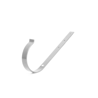 BRYZA PVC Hak rynnowy prosty 75 mm biel
