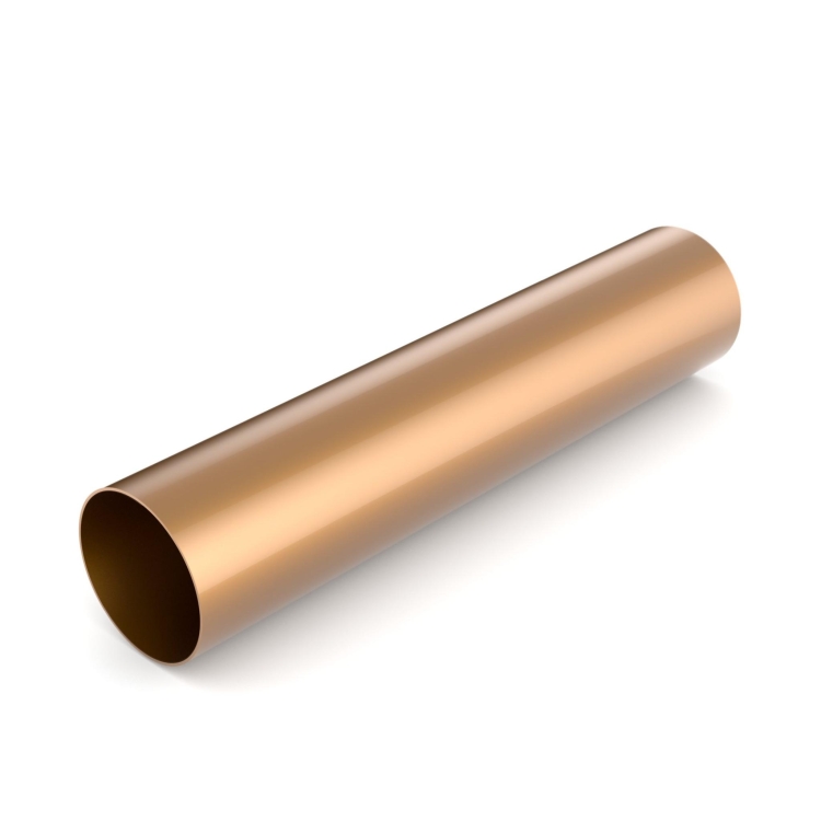 Rura spustowa BRYZA PVC 90 mm miedziana długość 3 m | Plastikowy system rynnowy BRYZA PVC