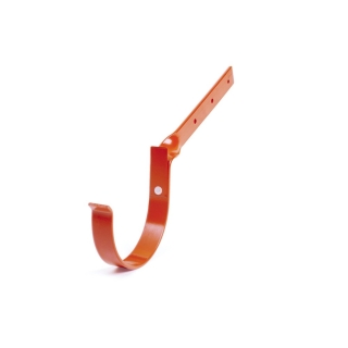 BRYZA PVC Hak rynnowy skręcony 125 mm cegła