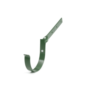 BRYZA PVC Fém ereszcsatornatartó hajlított 125 mm Zöld