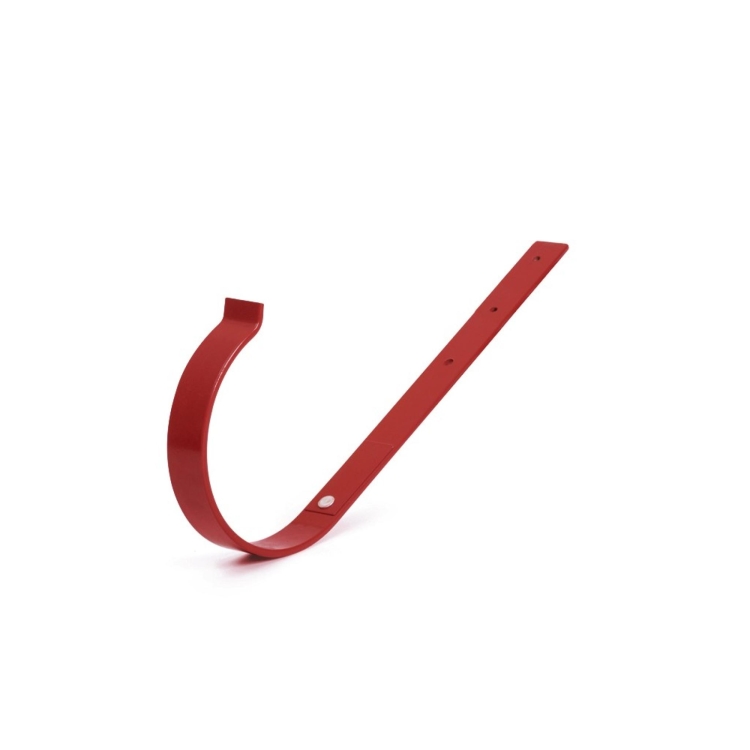 BRYZA PVC Hak rynnowy prosty 100 mm czerwony BRYZA PVC Hak rynnowy prosty 100 mm czerwony