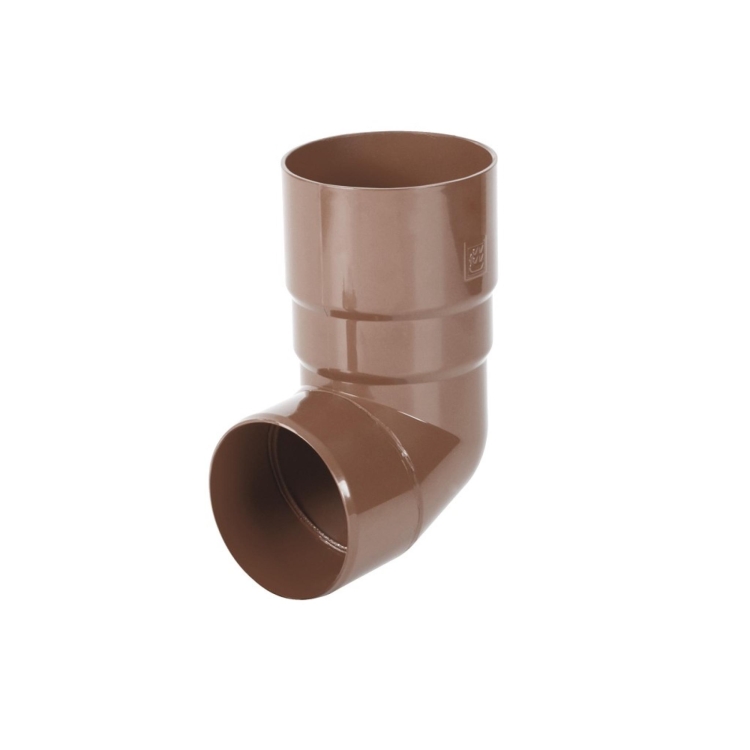 BRYZA PVC Elbow any angle 90 mm brown | Plastový okapový systém BRYZA PVC