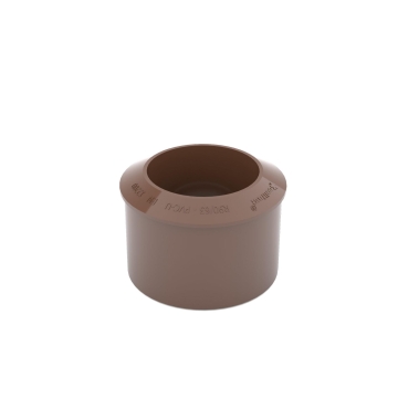 Redukcja rury spustowej BRYZA PVC 90/63 mm brązowa (RAL 8017) | Plastikowy system rynnowy BRYZA PVC