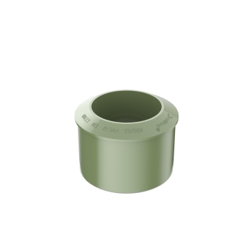 Redukcja rury spustowej BRYZA PVC 90/63 mm zielona (RAL 6020) | Plastikowy system rynnowy BRYZA PVC