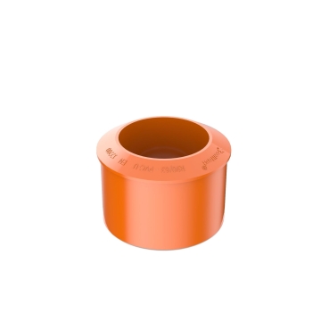 Redukcja rury spustowej BRYZA PVC 90/63 mm ceglasta (RAL 8004) | Plastikowy system rynnowy BRYZA PVC