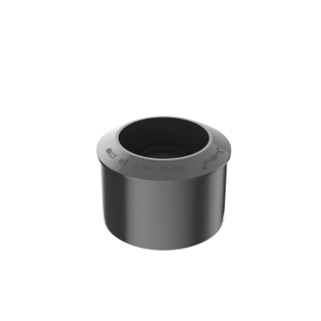 Redukcja rury spustowej BRYZA PVC 90/63 mm czarna (RAL 9005) | Plastikowy system rynnowy BRYZA PVC