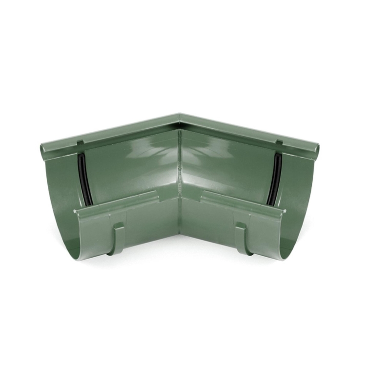 BRYZA PVC Vonkajší roh akýkoľvek uhol 125 mm zelený | Plastový okapový systém BRYZA PVC
