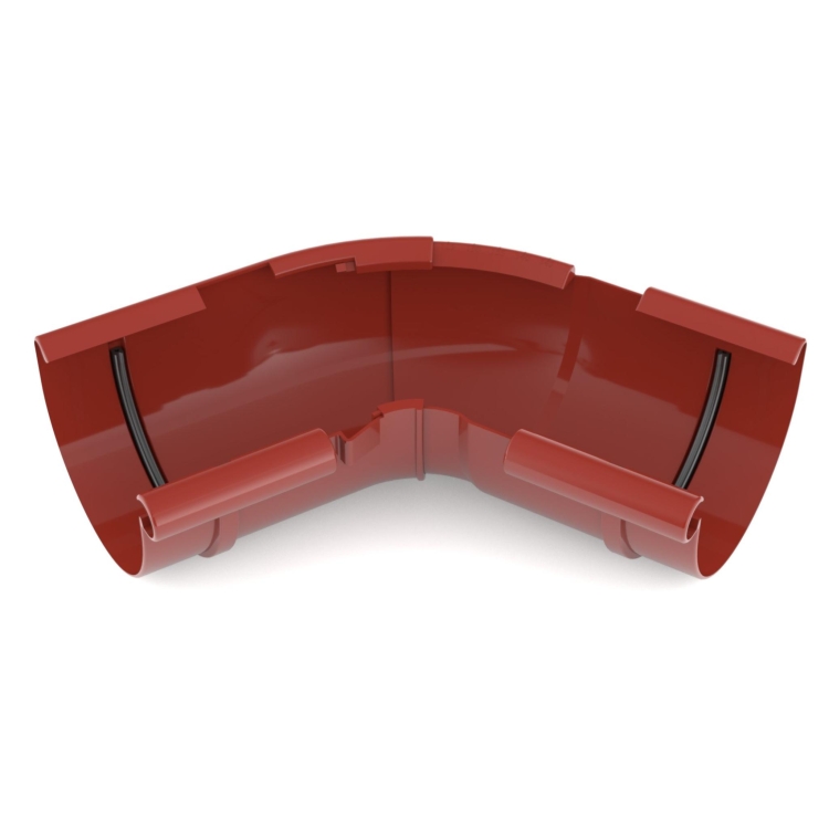 Narożnik wewnętrzny regulowany BRYZA PVC 120° – 145° 125 mm zielony (RAL 6020) | Plastikowy system rynnowy BRYZA PVC