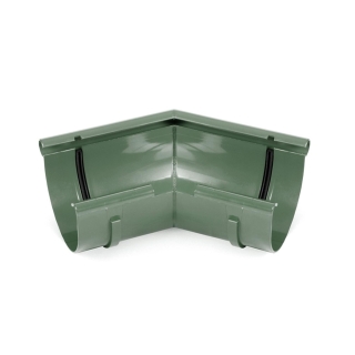 BRYZA PVC vnitřní nast. roh 120° –145°   75 mm zelená (RAL 6020) | Plastový okapový systém BRYZA PVC