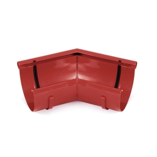 BRYZA PVC vnější roh na míru 75 mm červená (RAL 3011) | Plastový okapový systém BRYZA PVC