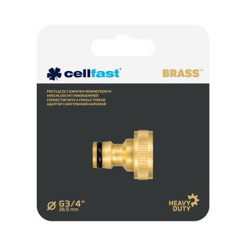 Przyłącze z gwintem wewnętrznym BRASS G3/4"