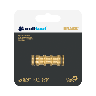 Kétágú csatlakozóelem BRASS