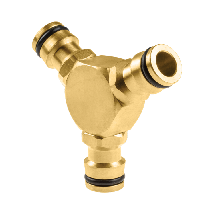 3-way connector BRASS