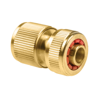 Hose quick connector - stop BRASS 1/2"