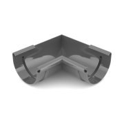 BRYZA PVC Eckstück Innen 100 mm Graphit | Plastový okapový systém BRYZA PVC