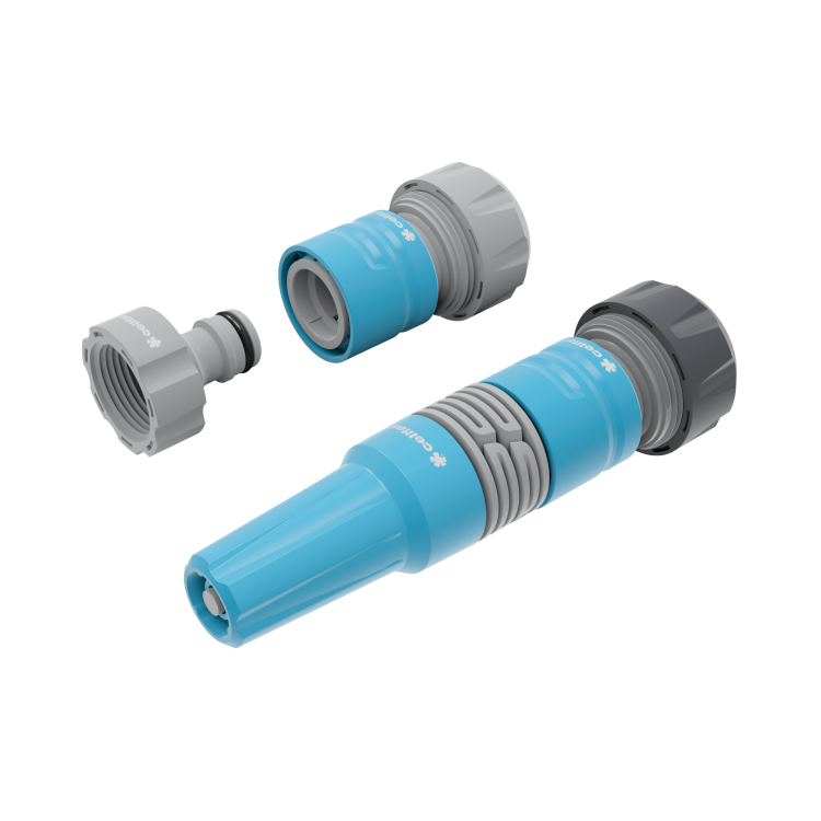 Adjustable hose nozzle set CELLPRO 3/4"