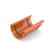 BRYZA PVC Złączka rynnowa 75 mm cegła | Plastový okapový systém BRYZA PVC