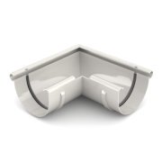BRYZA PVC Narożnik zewnętrzny 75 mm biel | Plastový okapový systém BRYZA PVC