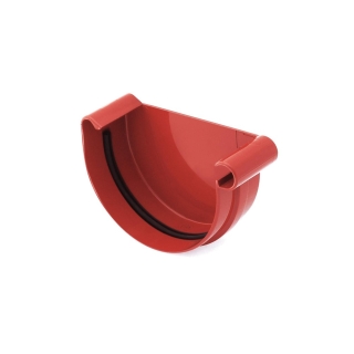 BRYZA PVC koncovka pravá 75 mm červená