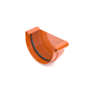 BRYZA PVC Denko prawe 75 mm cegła | Plastový okapový systém BRYZA PVC