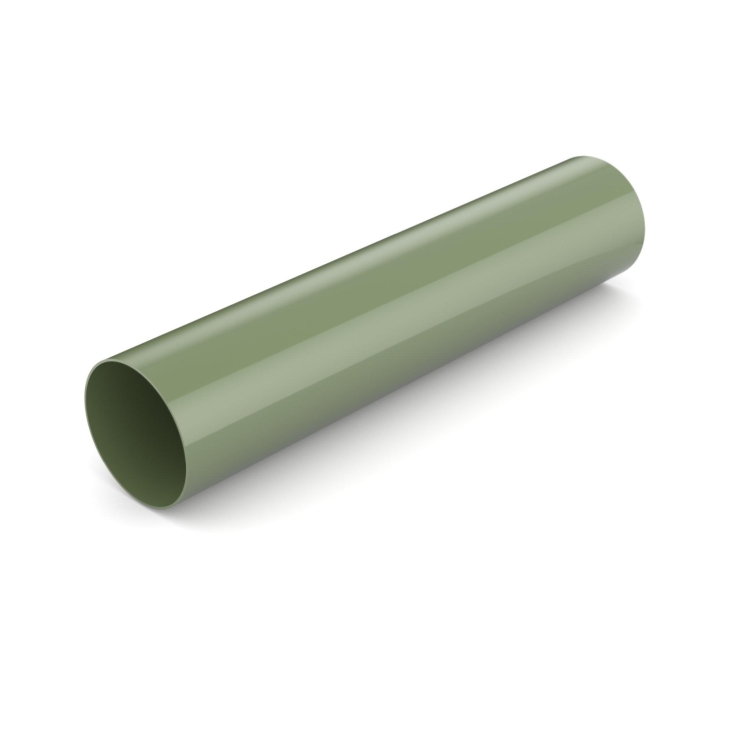BRYZA PVC svodová roura  63 mm zelená (RAL 6020) délka 3 m | Plastový okapový systém BRYZA PVC