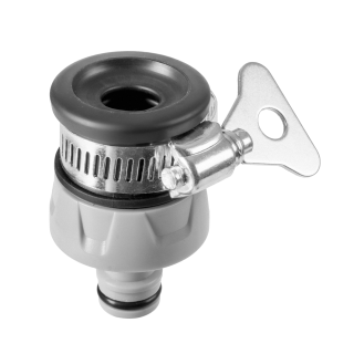 Multi-purpose tap connector with a clamping ring CELLPRO 15 - 19 mm