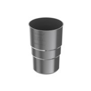 BRYZA PVC LEFOLYÓCSŐ spoj 63 mm čierny | Plastový okapový systém BRYZA PVC