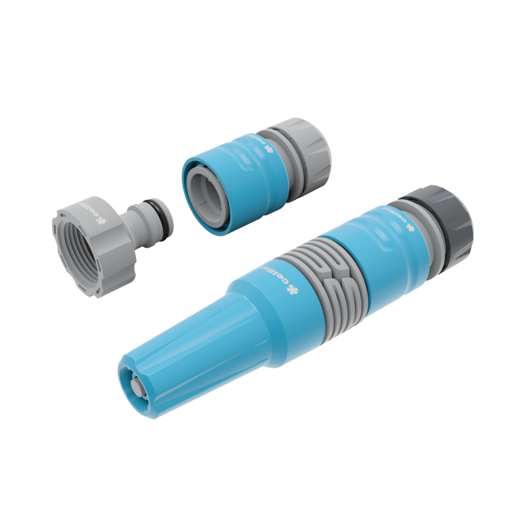 Adjustable hose nozzle set CELLPRO 1/2" - 5/8"