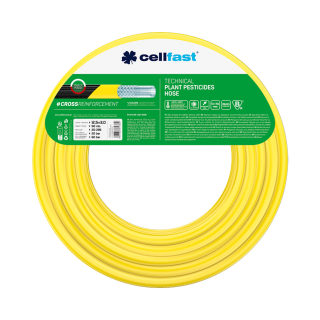 Reinforced hose for plant pesticides