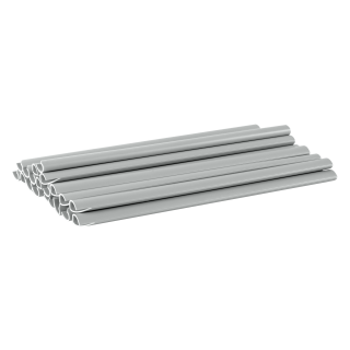 Spony na plotovú pásku [sivá]