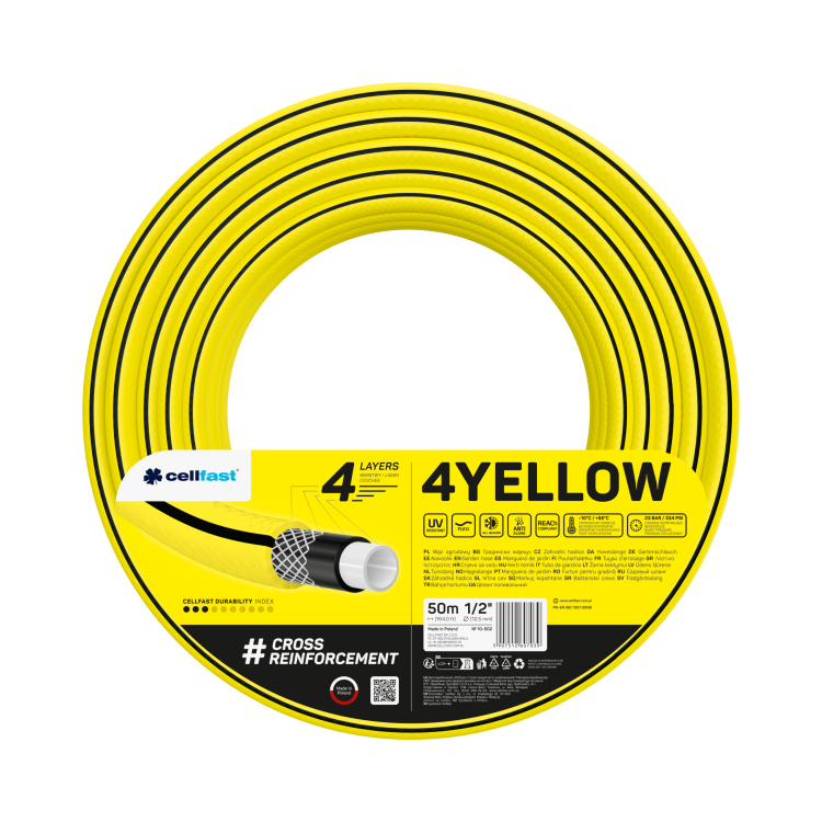 Wąż ogrodowy 4YELLOW 1/2" 50 m Wąż ogrodowy 4YELLOW 1/2" 50 m