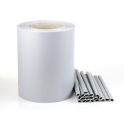 Taśma ogrodzeniowa - jasnoszara