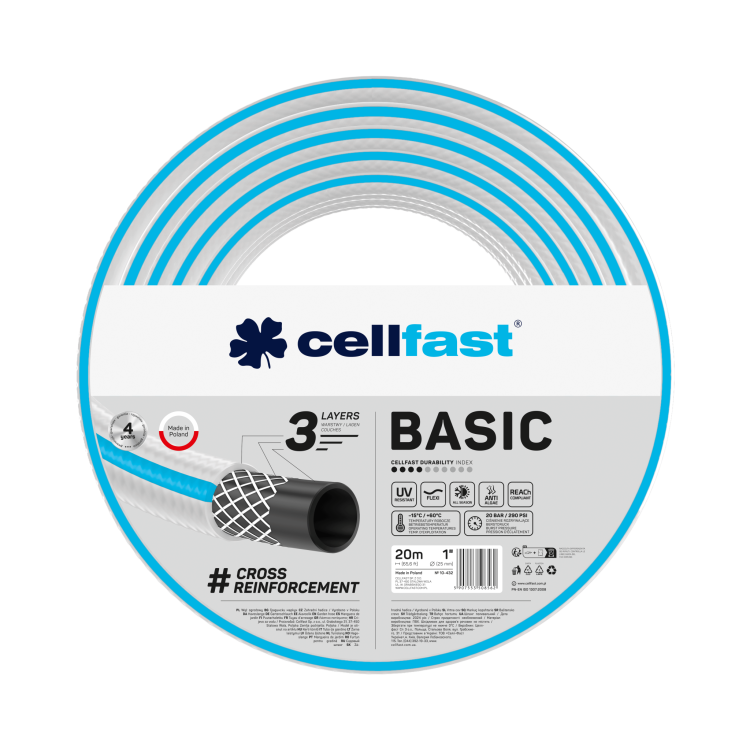 Wąż ogrodowy BASIC 1" 20 m