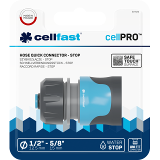 Schnellverbindungsstück - Stop SAFETOUCH CELLPRO 1/2" - 5/8"