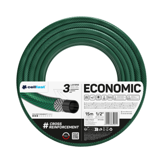 Garden Hose ECONOMIC 1/2" 15 m (49.2 ft)