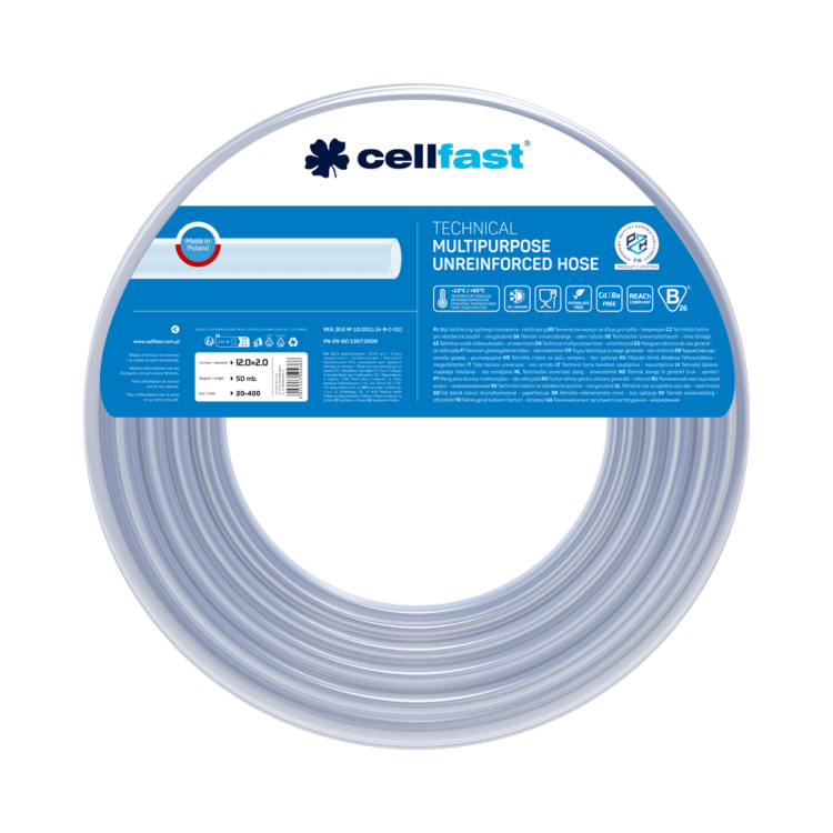 Multipurpose Unreinforced Hose 4.0 × 1.0 mm 50 m (164 ft)