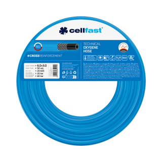 Kyslíková hadice 6,0 × 3,0 mm 50 m (164 ft)