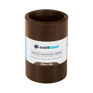 Obrzeże ogrodowe proste 10 cm 9 m [czarne]