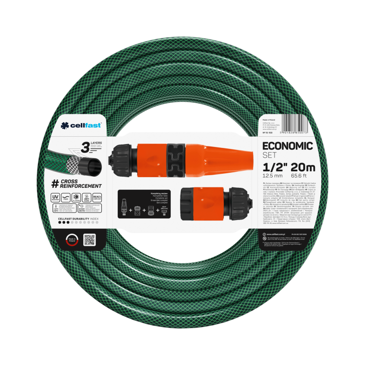 Zestaw zraszający ECONOMIC 1/2" 20 m