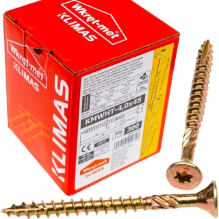 Vrut konstrukční  se zápustnou hlavou TX 4X45 (300ks/bal.)