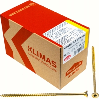 Vrut konstrukční  se zápustnou hlavou TX 5X120 (200ks/bal.)