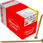 Vrut konstrukční TX 6x120 mm, Zápustná Hlava - Balení 100 ks | Vysoce Kvalitní Spoje