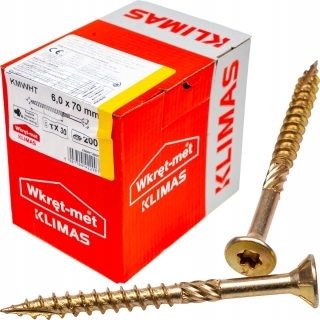 Vrut konstrukční  se zápustnou hlavou TX 6X70 (100ks/bal.)