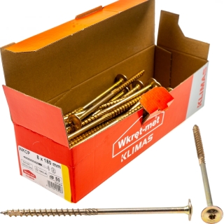 Vrut konstrukční  s talířovou hlavou TX 8X180 (50ks/bal.)