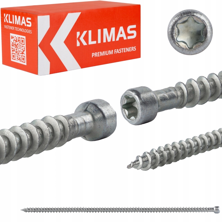 Wkręt konstrukcyjny z pełnym gwintem i łbem walcowym TX 10x360 mm (25 szt.) | Solidne materiały budowlane