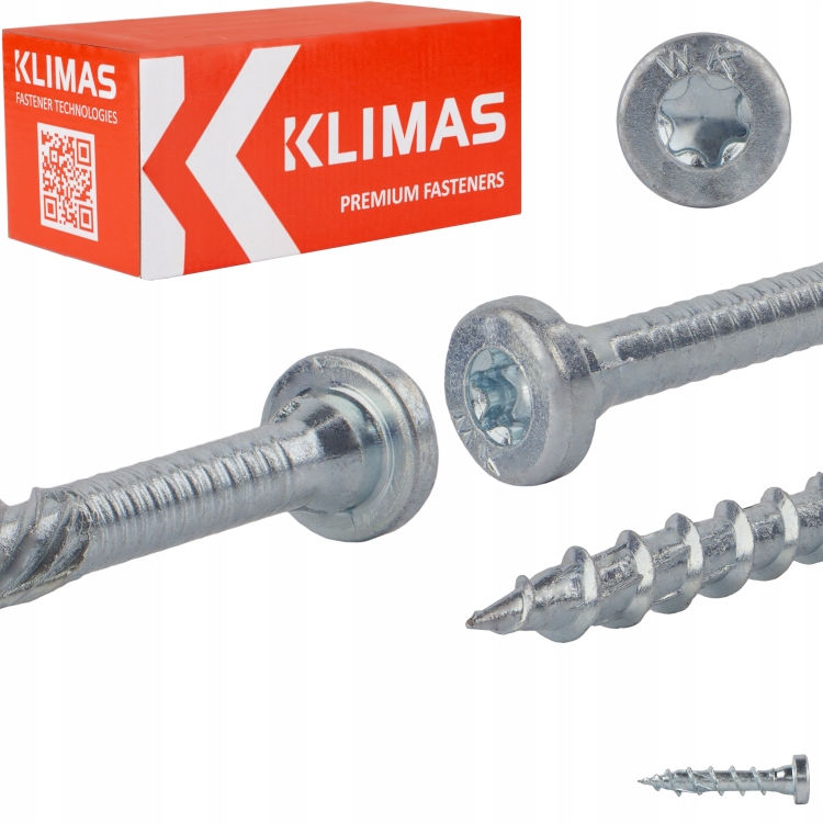 Vruty TX 8×140 mm WKCR – pro tesařské kování | Balení 50 ks